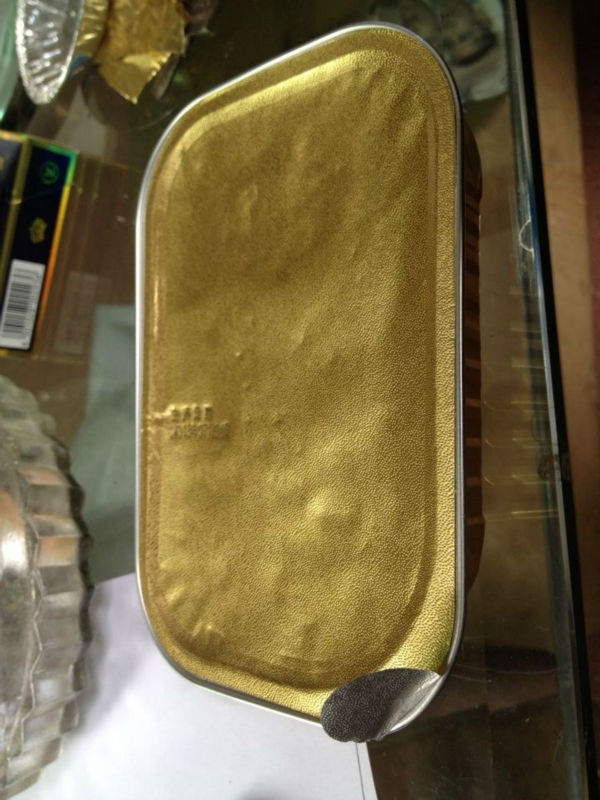 different thickness and colorful aluminum foil heat-sealed container for food package