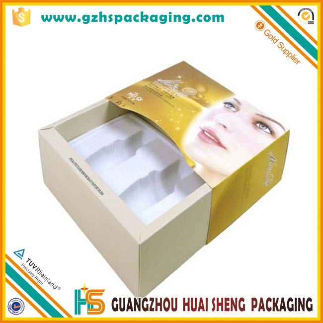 cosmetic gift set packaging box with custom style