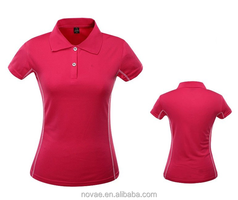 作るカスタムのdriフィットポロシャツ卸売女性のスポーツのポロシャツ外ポリエステル100％のドライフィットのシャツ仕入れ・メーカー・工場