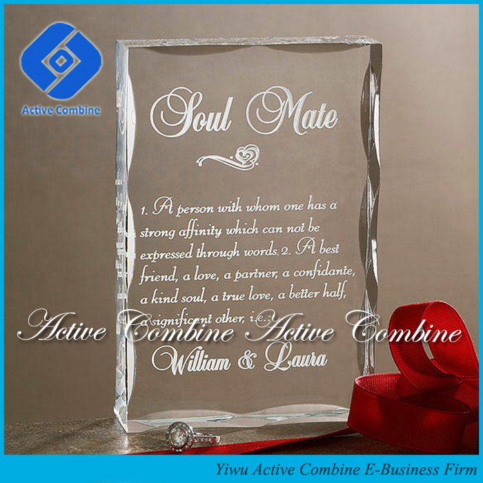 ユニークな婚約者との婚約者だ必需品パーティーはでクリスタルガラスの結婚式の招待カード仕入れ・メーカー・工場