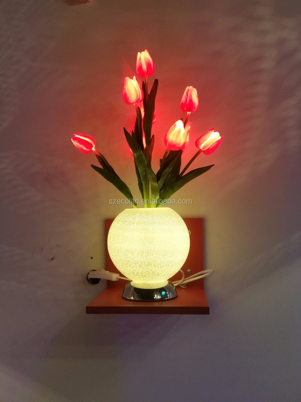 Creative design vase lampe led night light pour chambre enfants ...