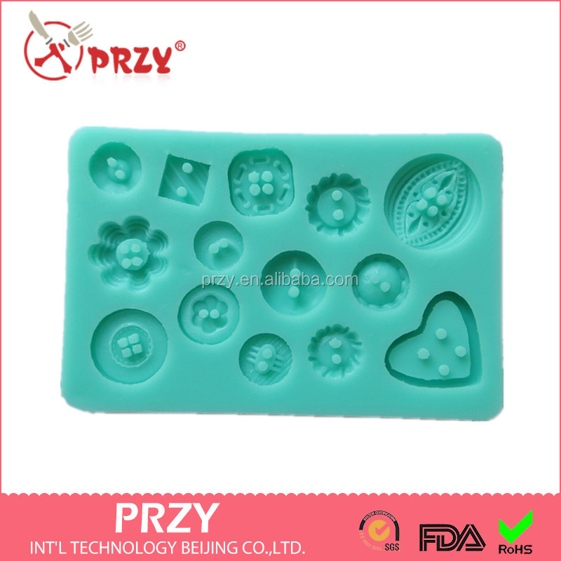 Button fondant cake mould/Popular cake decoration mold