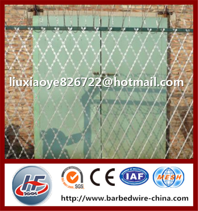 barbed wire fence/razor wire fencing ,razor barbed wire airport