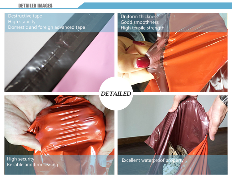 杭州oem自己粘着高品質プラスチッククーリエバッグ用服仕入れ・メーカー・工場