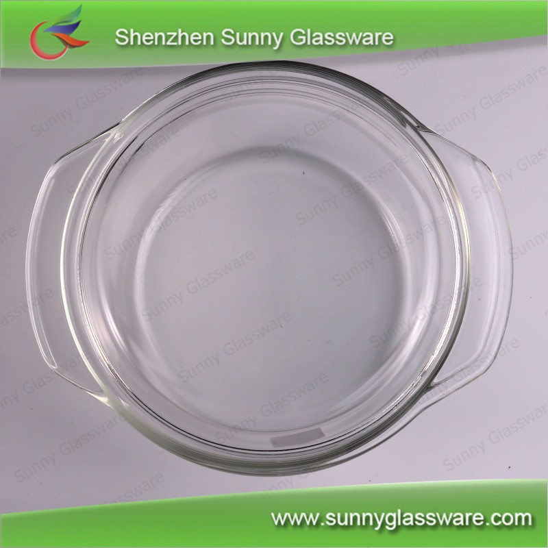High Borosilicate Heat Resistant Glass Oven Bowl with Lid c