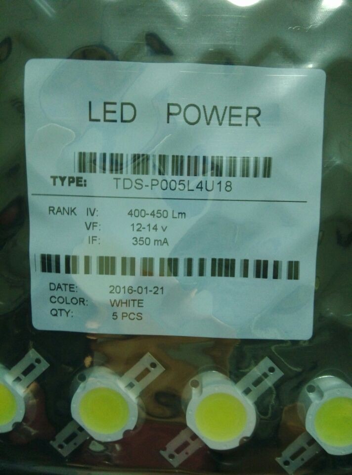 12v 5 watt power led with lens Alibaba