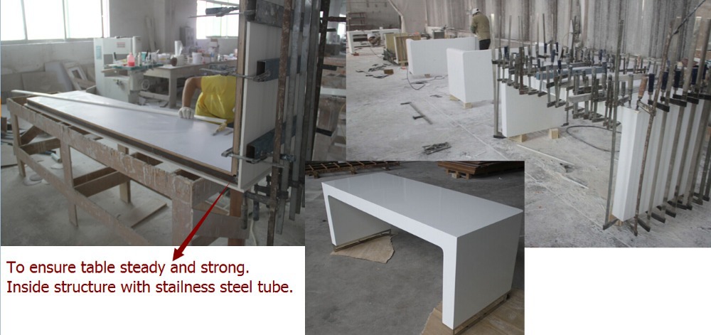Acrylic Office Table Marble Furniture White Desk Fabrication Photos Jpg