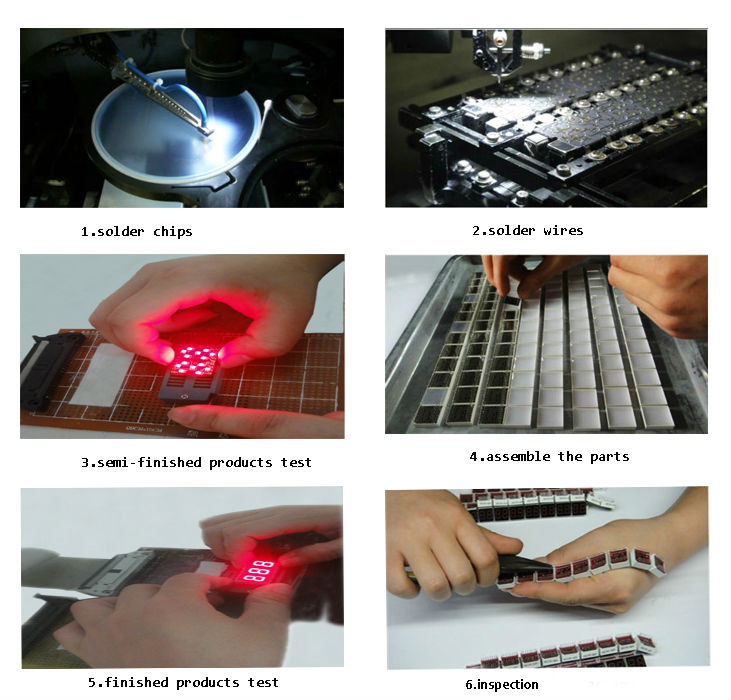 four digit 7 segment led display