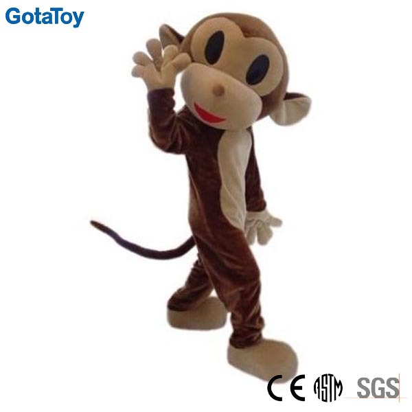 カスタム豪華な猿のマスコットの衣裳の動物の漫画の衣装仕入れ・メーカー・工場