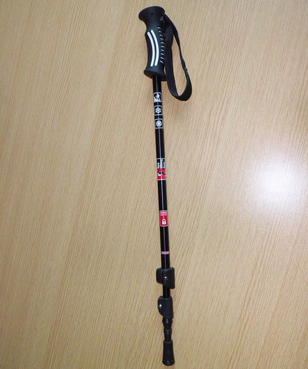 の供給3コルクeva迷彩ハイキングトレッキングポールハンドルアルミ杖7075工場卸売問屋・仕入れ・卸・卸売り