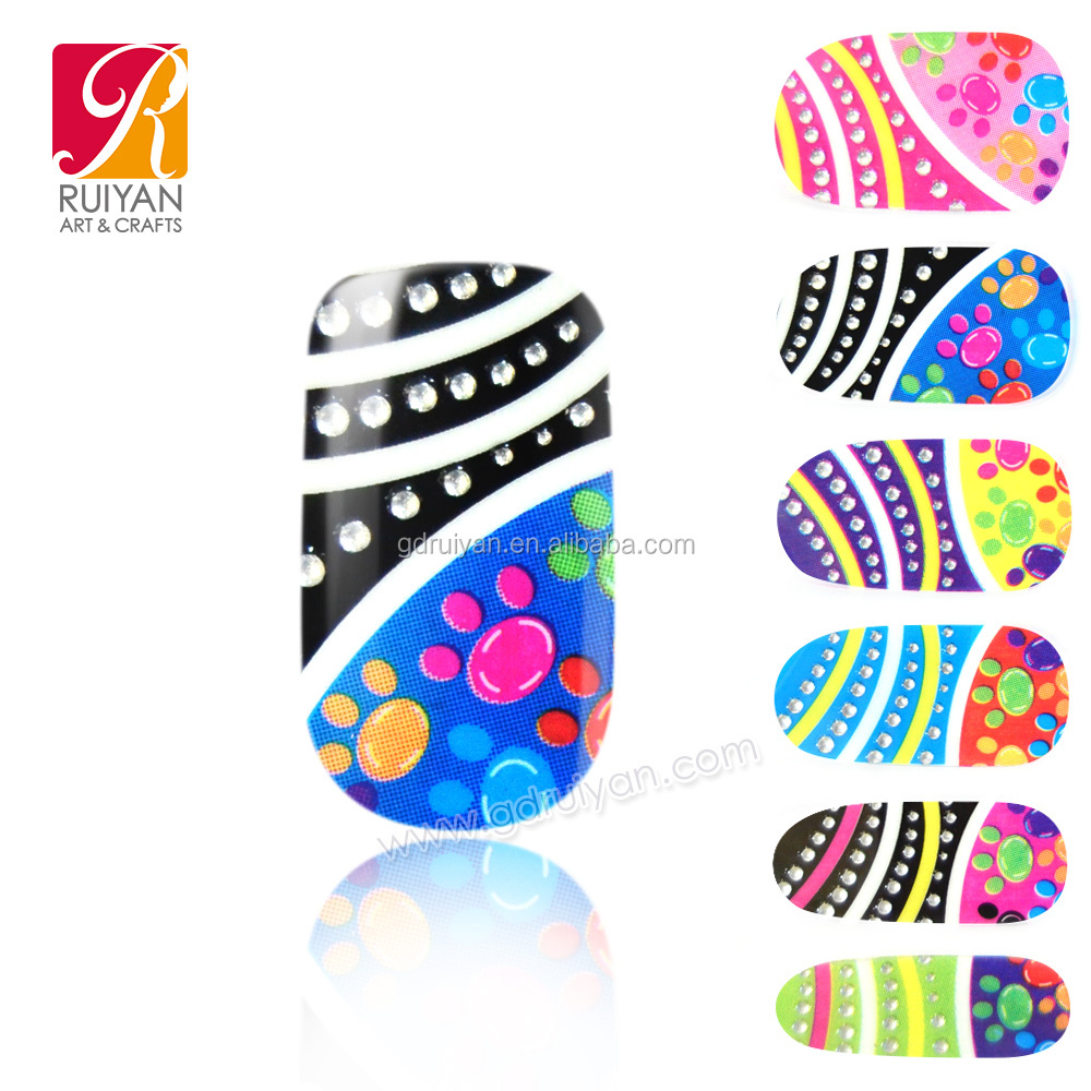 nail arts design suppliers, custom 3d nail art sticker fsm0023