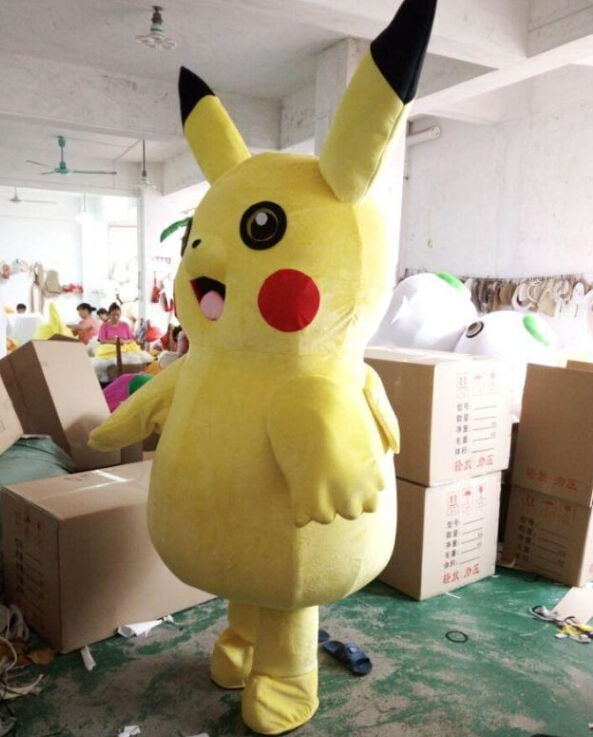 パーティーのためにピカチュウのマスコットの衣裳仕入れ・メーカー・工場