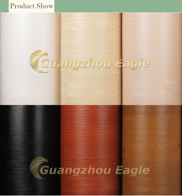 Texture Laminate Kitchen Cabinet Wrap Self Adhesive Wallpaper Wall Paper Furniture Sticker Vinyl Wood Grain PVC Film For Sale