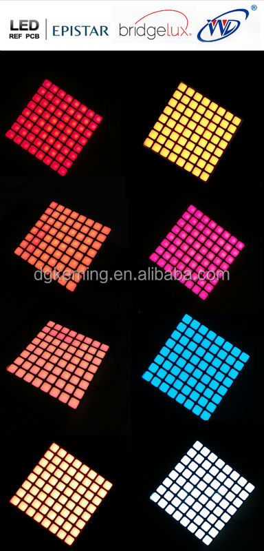 Square led dot matrix display sign 8*8 array rgb led module for lift indicator