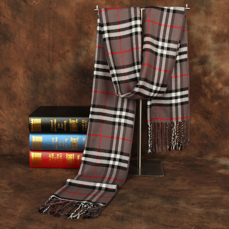 100％古典的な縞模様の綿の冬のスカーフ、 長いショール、 男性のスカーフ問屋・仕入れ・卸・卸売り