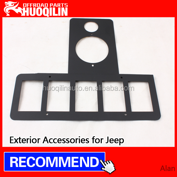Jeep wrangler rear license plate frame #5