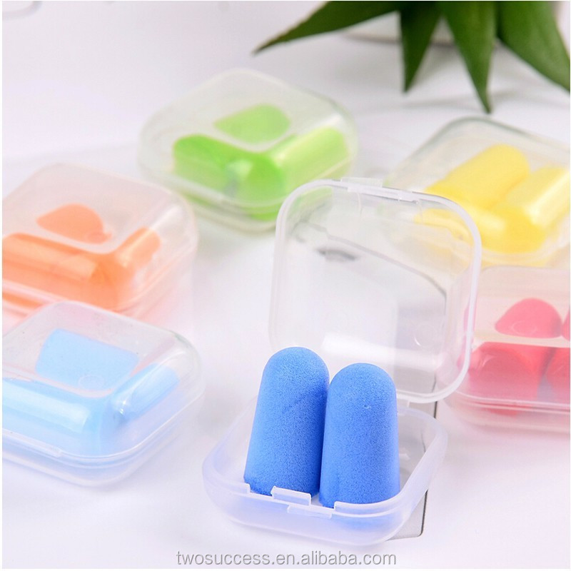 PU Foam Earplugs ear plugs silicone earplug Wholesale With Cord or Without Cord With .jpg