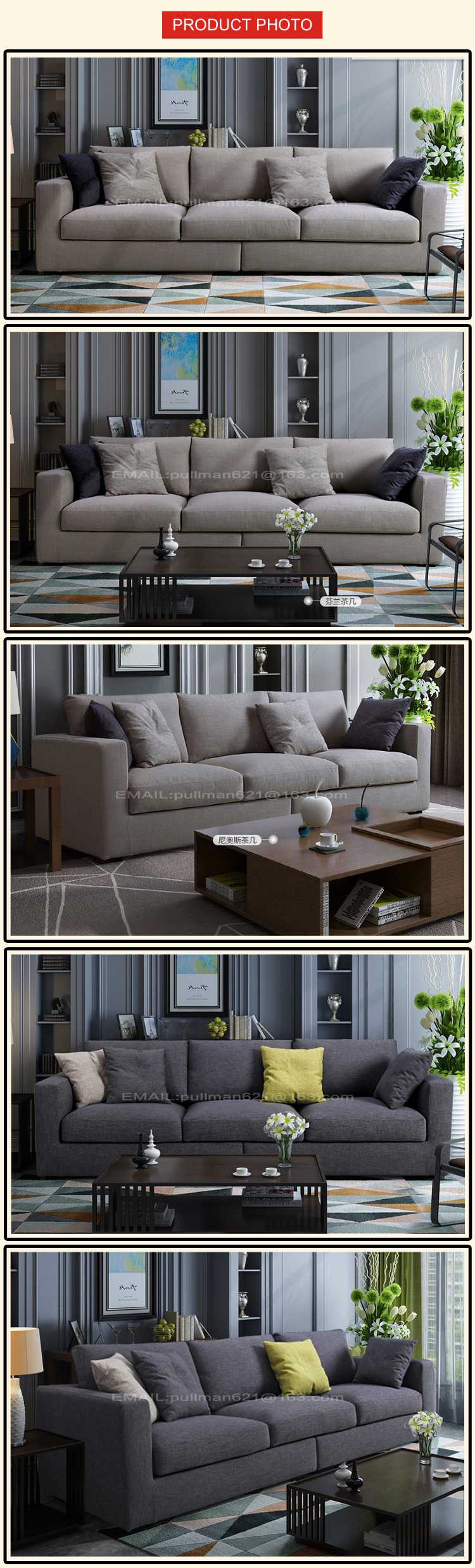 ホテルロビー家具アメリカンスタイルシンプルなスタイル緩いソファ仕入れ・メーカー・工場