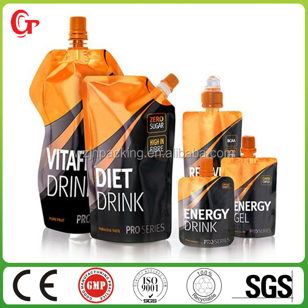 custom design fess tea bag with spout