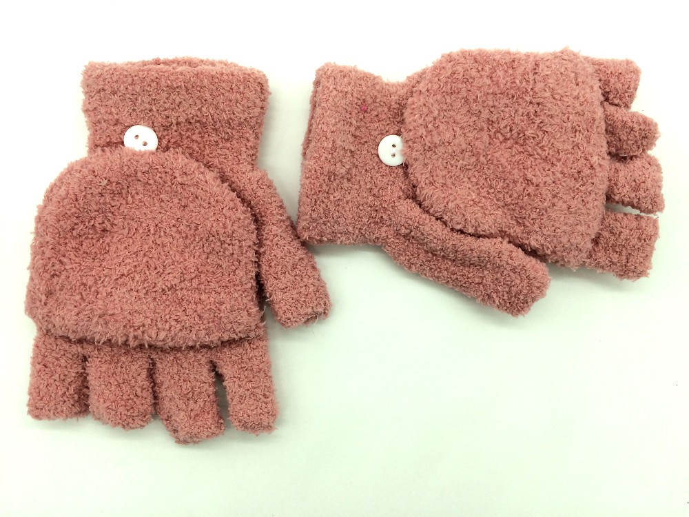 RY009 lanxi ruiyi サンゴフリース卸売日常生活用法暖かい柔らかい指なし手手袋仕入れ・メーカー・工場