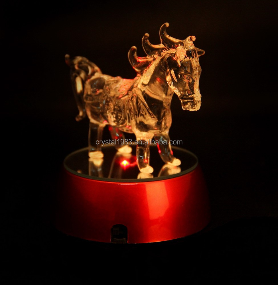 2016卸売中国干支動物馬の置物像クリスタルギフトクラフト用販売置物家具仕入れ・メーカー・工場