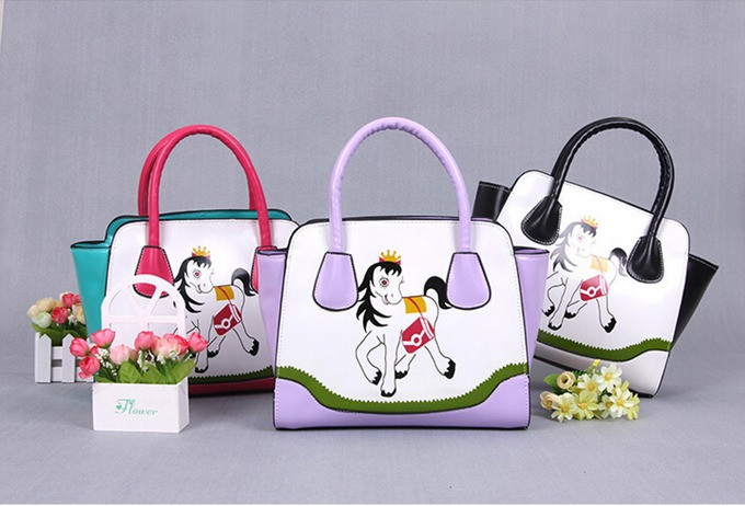 Free Shipping Korea Style Shoulder Bag Horse Handbag Fashion