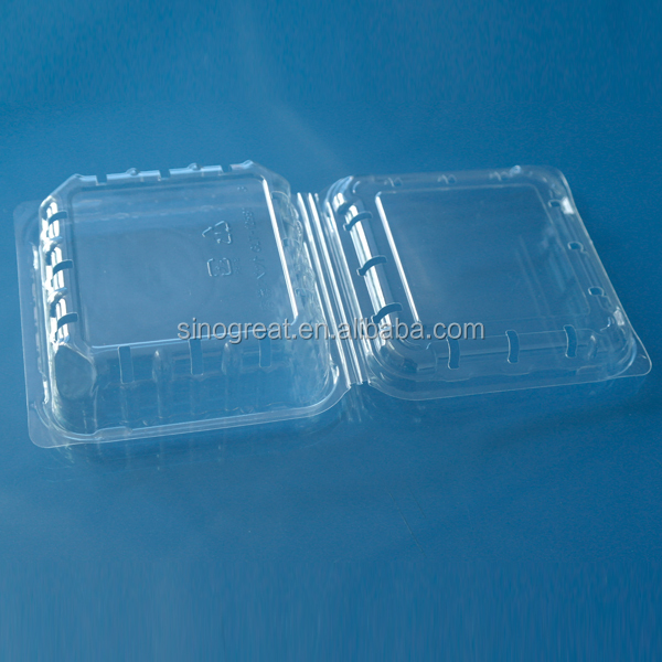ペットプラスチック使い捨てクラムシェル125g新鮮なイチゴボックス仕入れ・メーカー・工場