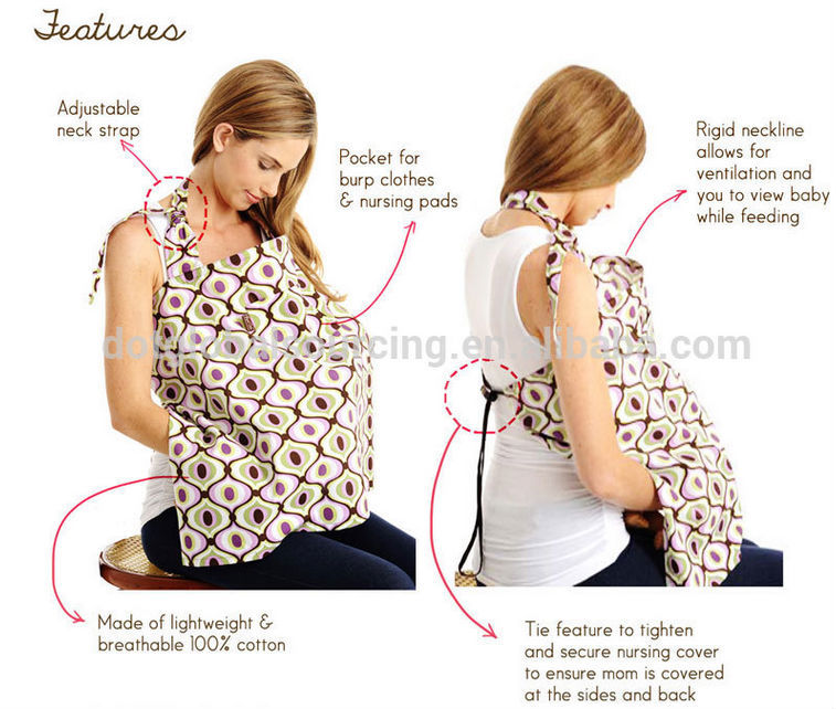 最高品質のベビー布の胸看護カバー衣服の赤ん坊の母の胸hiders給紙カバー問屋・仕入れ・卸・卸売り