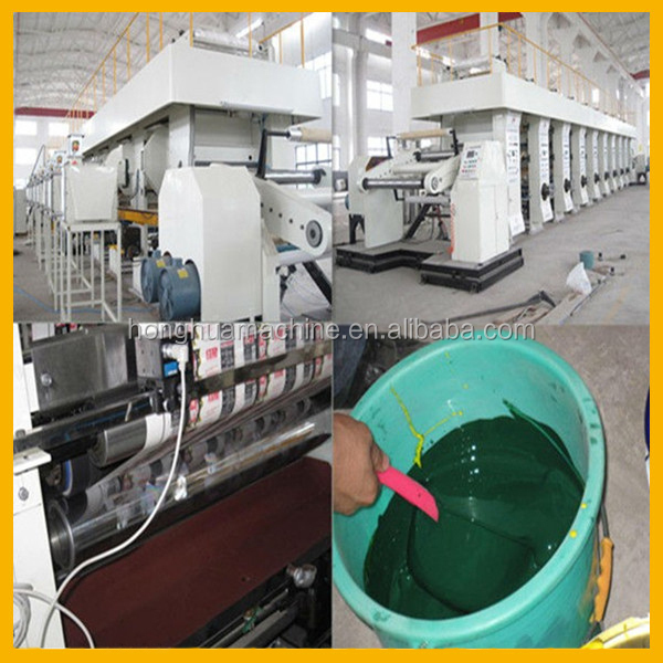 プラスチックフィルムの印刷機中国グラビア紙の印刷boppのためにマシン、 ペット、 pvcシュリンクフィルム仕入れ・メーカー・工場
