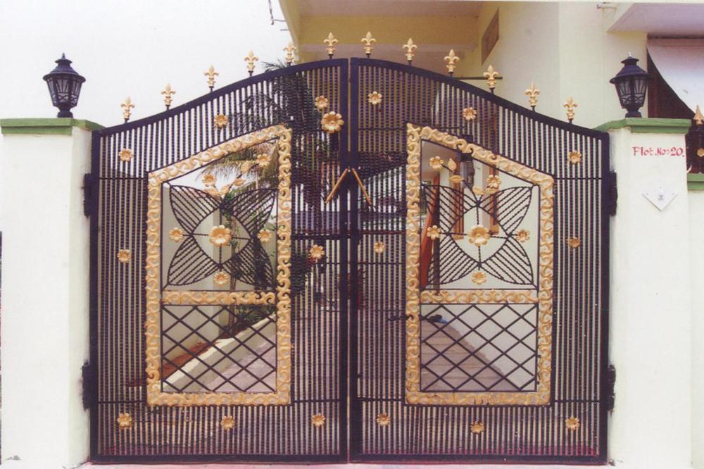 Indian Beautiful Modern House Entrance Main Iron Gate Designs
