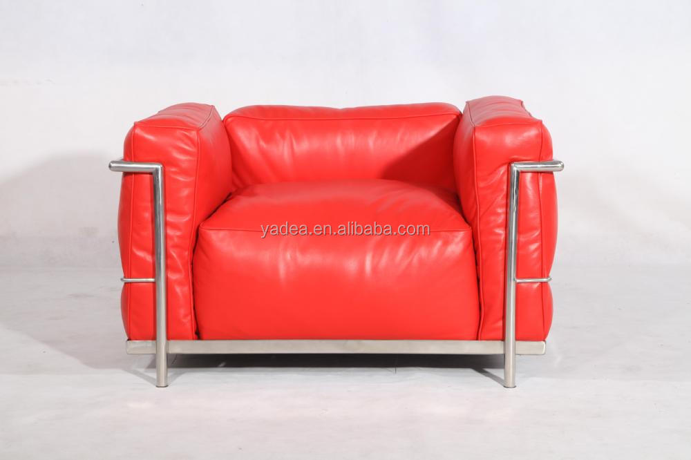 Woonkamer bank 3 zits 1 2 luxe vintage leer le corbusier sofa lc3 ... Woonkamer banken leer