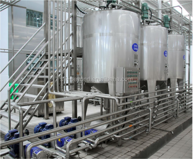 turnkey project of yogurt processing line produce various kinds of dairy products