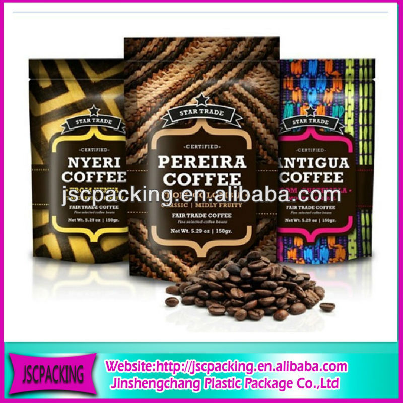 Plastic empty tea bags/ Custom printed aluminum foil tea package bag