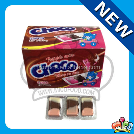 multi-colored mini cream chocolate