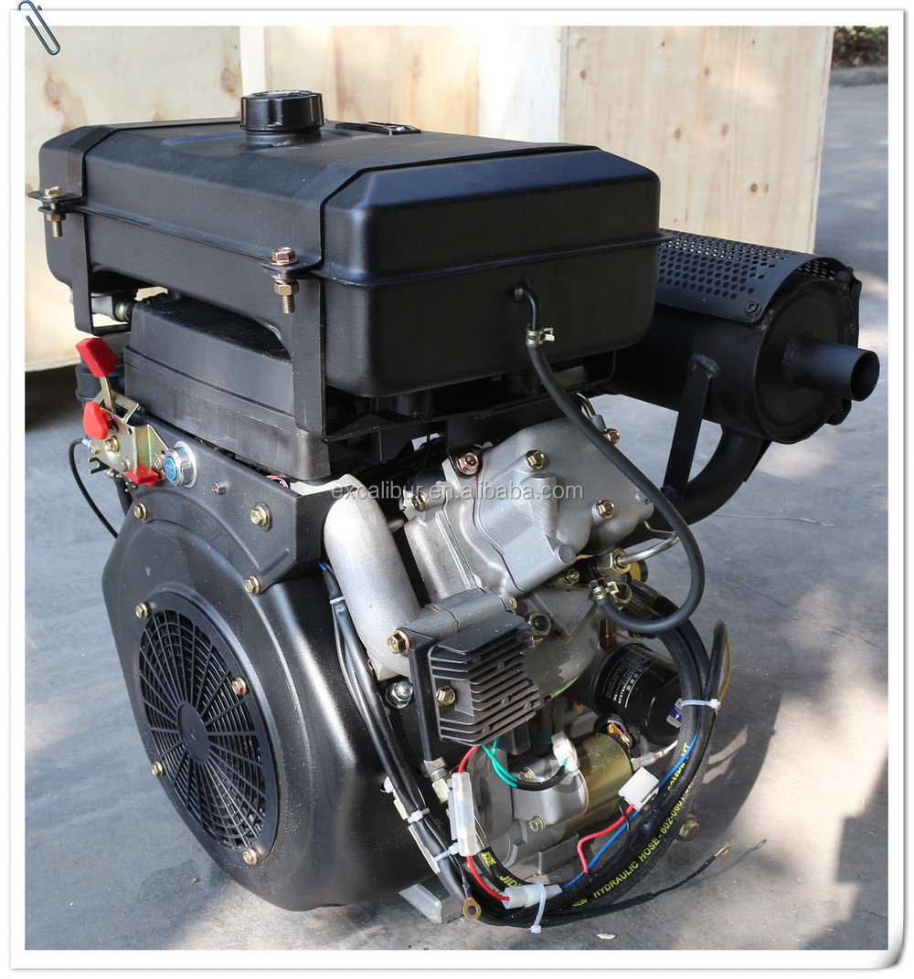 4 ストローク 20hp v-ツイン小さな ディーゼルエンジン用販売仕入れ・メーカー・工場