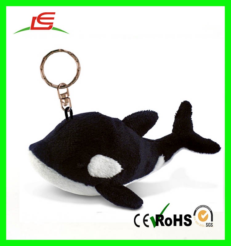 stuffed penguin keychain