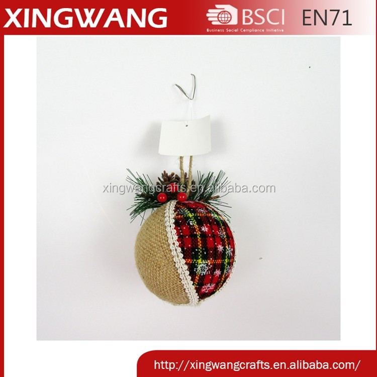 promotional gift set handmade christmas ball ornament with