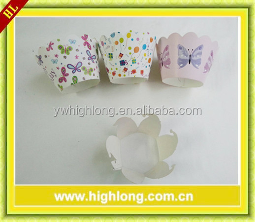 different colour Stripe Cupcake decoration cupcake Wrappers