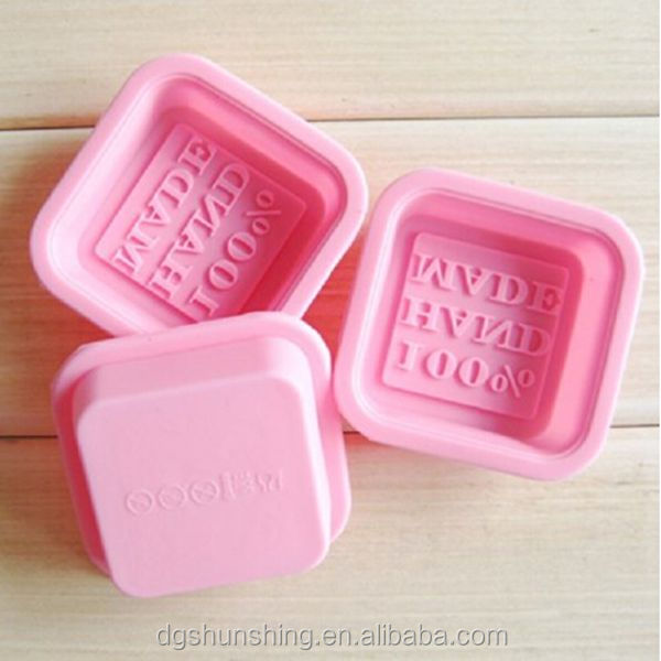 square shape silicone baking cake mould for cake decorating