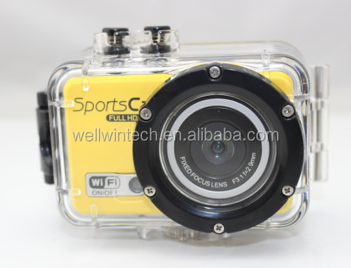 アクションスポーツヘルメットカメラ防水カムdvrフルhd1080pwifiのビデオカメラ問屋・仕入れ・卸・卸売り