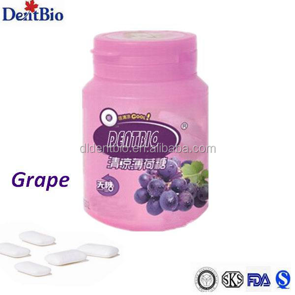 Grape sugar free cheap high quality wholesale chewing gum
