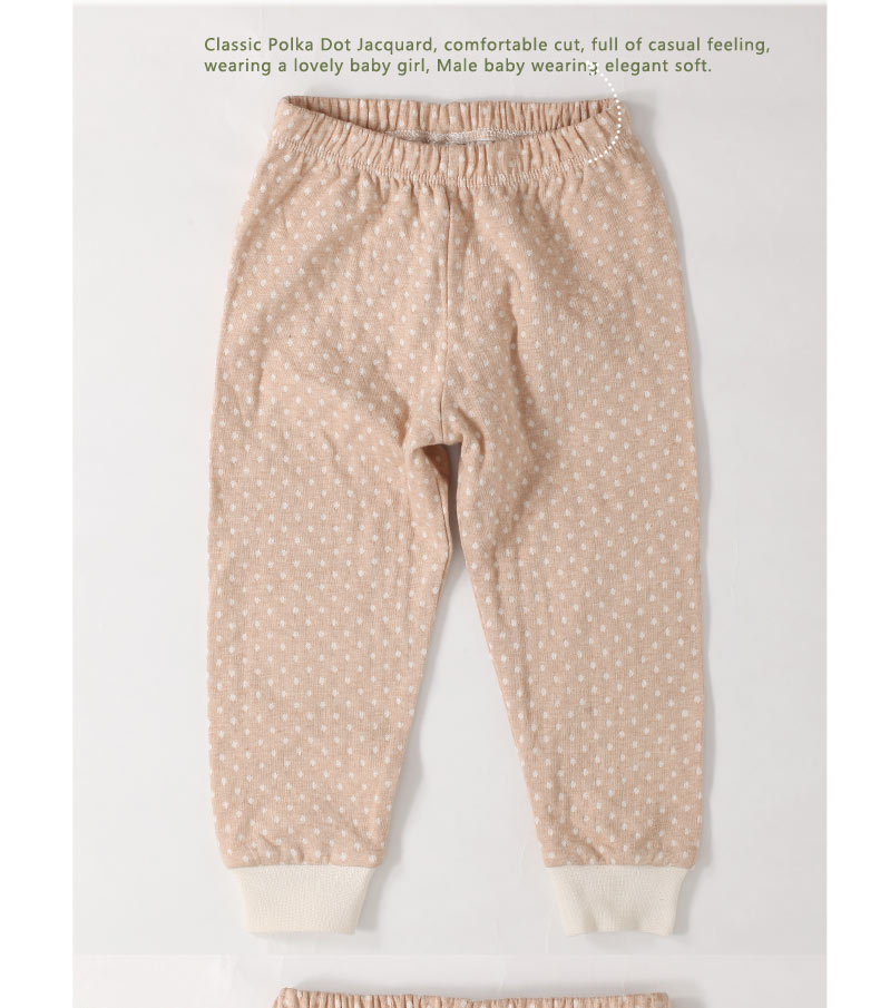100％オーガニックコットン子供インナーパンツドットの布、 子供服問屋・仕入れ・卸・卸売り