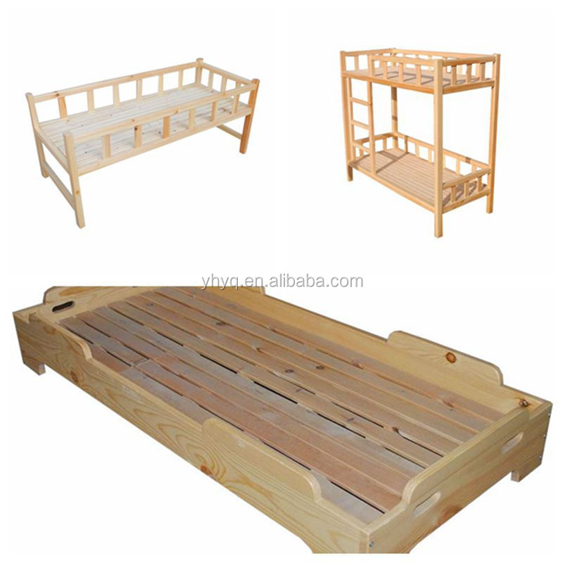 幼稚園家具パイン材トリプル段ベッド販売のための仕入れ・メーカー・工場