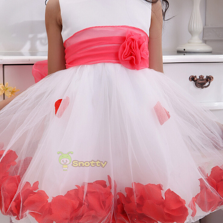 フラワーガールのドレス結婚式のためのドレスの女の子のパーティーの摩耗問屋・仕入れ・卸・卸売り