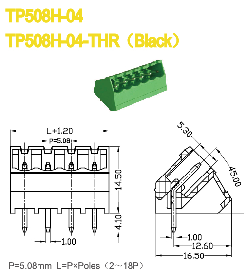 プラグ- 端子台に300v18aで使用されるサーボドライブプラグイン可能なターミナルブロック2-18polestermin仕入れ・メーカー・工場