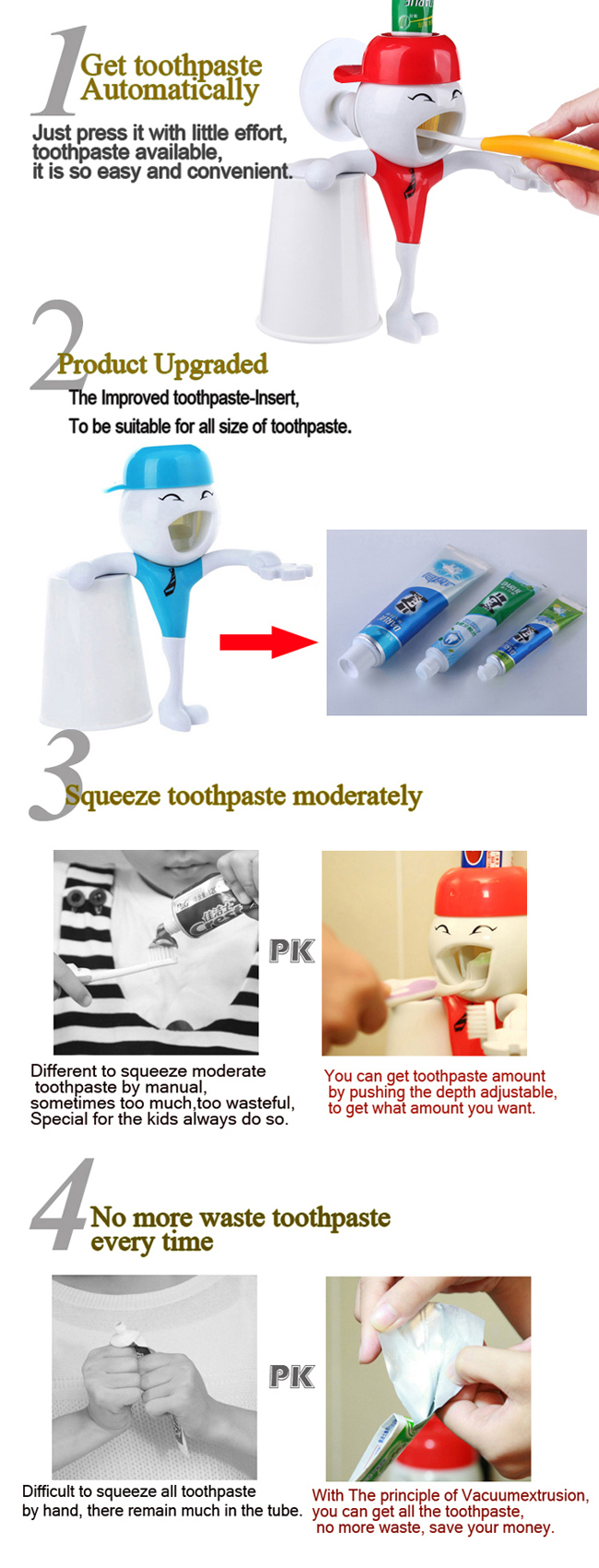 自動歯磨き粉ディスペンサー特許革新的な新製品問屋・仕入れ・卸・卸売り