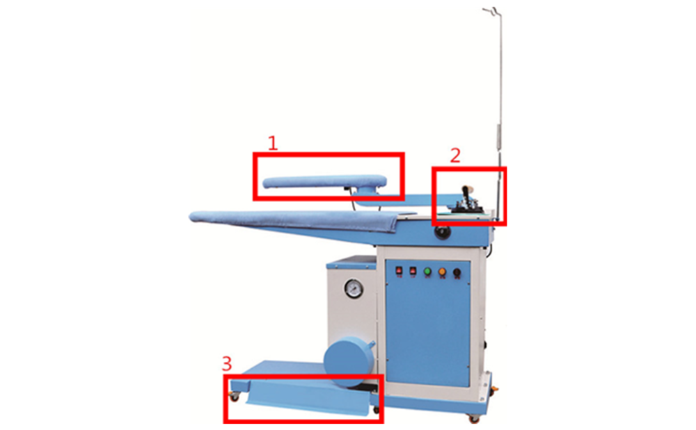 Commercial Industrial Laundry Steam Iron Press Machine Clothes Ironing