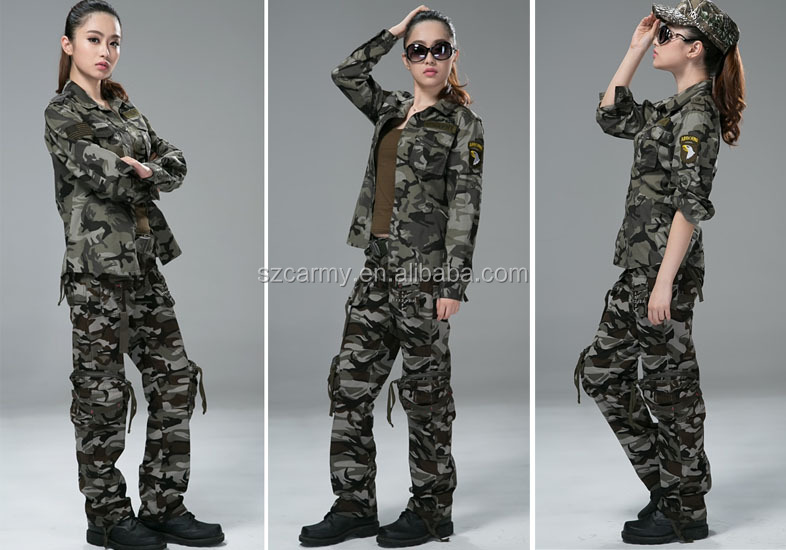 ropa militar mujer