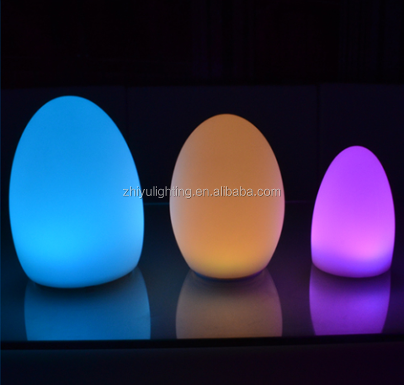 Rgb Remote Led Table Lights Led Desk Lamp Rechargeable Egg