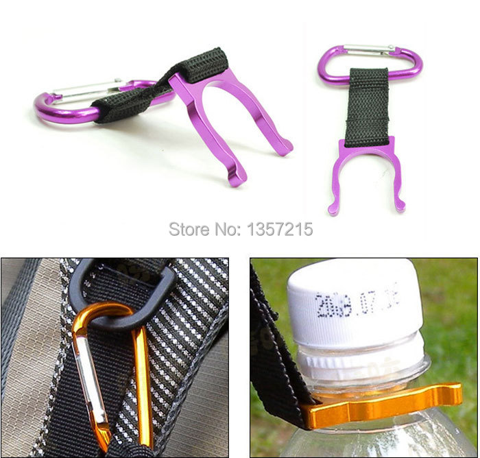 New Carabiner Water Bottle Buckle Backpack Hook Holder Clip For Camping Hiking Traveling 10 Usd